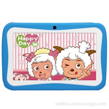 7-inch Children's Tablet PC, LED Back-light, 800x480 Pixels (16:9)